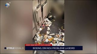 VIDEO Boeing, din nou probleme la bord! Aeronova a cobor&acirc;t brusc peste 7000 de metri