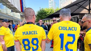 Marcel + Ciolacu, la meciul Slovacia - România