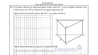 Edu.ro Subiecte Matematică Evaluare Națională 2024 pag 8