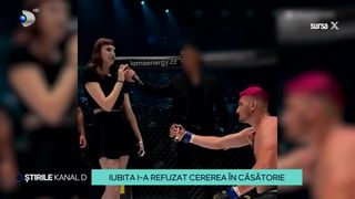 VIDEO Iubita i-a refuzat cererea în căsătorie! De ce nu a vrut tânăra să îi spună „DA” luptătorului de MMA, după ce a pierdut lupta din ring