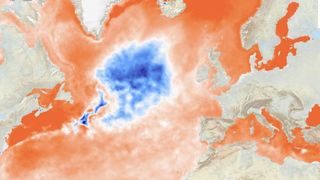 Misterul "petei albastre” din largul Groenlandei. Se anunță schimbări climatice fără precedent