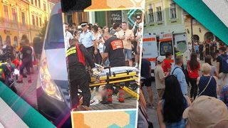 Actor leșinat pe stradă, în Sibiu