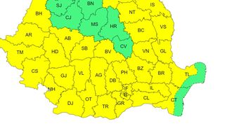 cod galben, meteorologi, atentionare ploi, vijelii, canicula 