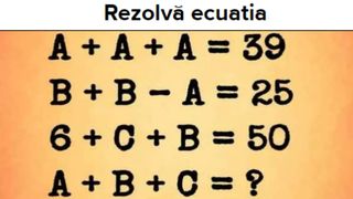 test iq, ecuatie, matematica, test inteligenta 