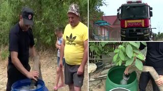 VIDEO Apă cu porția din cauza secetei. Românii din zonele afectate, în pragul disperării: Ne descurcăm foarte greu!