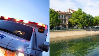 A lovit ambulanțierul și apoi a sărit &icirc;n D&acirc;mbovița. Un bărbat din București a pus pe jar autoritățile