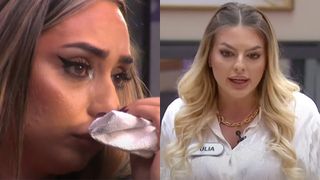 VIDEO &bdquo;Nu te apropia de mine! Stai cuminte!&rdquo; Scandalul dintre Julia și Roberta a ajuns la cote maxime, după despărțirea de Sebastian! Și-au aruncat acuzații și jigniri dure