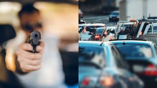 VIDEO Acuzații ireale la adresa unui medic de la Spitalul Fundeni! Este bănuit că ar fi amenințat cu un pistol un șofer, &icirc;n trafic
