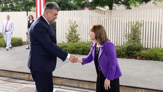 Marcel Ciolacu și ambasadoarea SUA &icirc;n Rom&acirc;nia