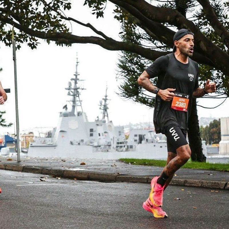 Govind Sandhu a spus că a primit vestea privind cancerul după ce a terminat semimaratonul de la Sydney.