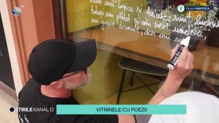 VIDEO Vitrinele cu poezii. Proiect cultural inedit la Cluj-Napoca: "Mi s a părut o idee originală!"