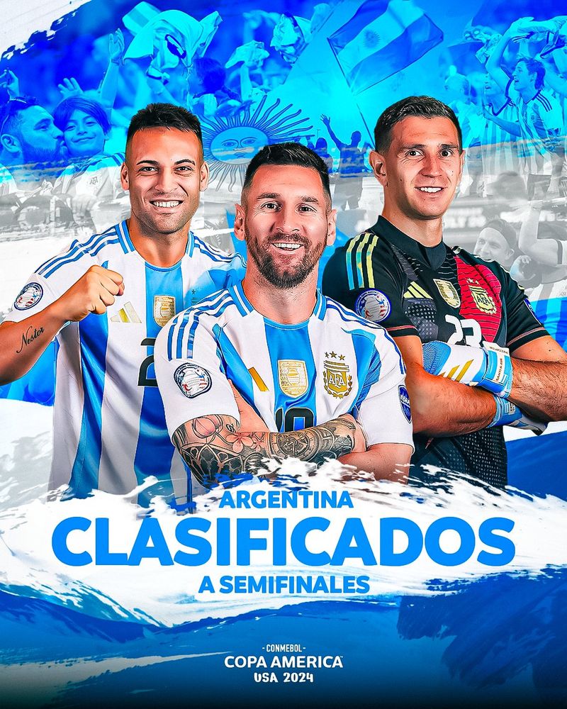 Argentina, prima semifinalistă de la Copa America