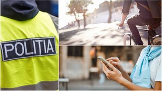 Se plimba pe stradă cu bicicleta și fura telefoanele trecătorilor. Un t&acirc;năr din Timișoara a șocat autoritățile