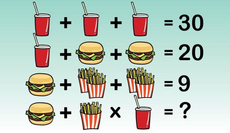 test iq, test inteligenta mancare, test matematica 