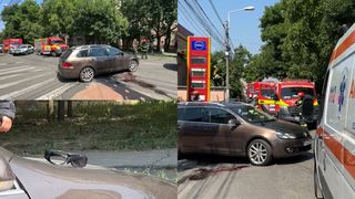 Momentul tragediei în care un bărbat a murit pe loc după ce a fost strivit de o mașină, pe trecerea de pietoni. "M-am asigurat stânga, dreapta, nu era nimeni"