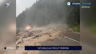 VIDEO Viiturile au făcut prăpăd, în România. Imaginile terorii lăsate după inundațiile și ploile torențiale