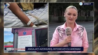 VIDEO Angajați Azomureș, intoxicați cu amoniac. Patru persoane au ajuns de urgență la spital