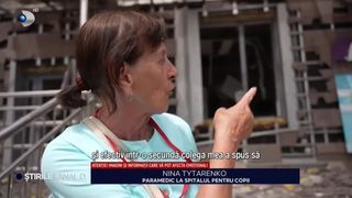 VIDEO Mărturiile pline de durere ale medicilor de la spitalul de copii, atacat, din Ucraina. "Am auzit șuieratul unei rachete" Zeci de oameni au fost la c&acirc;teva secunde de moarte