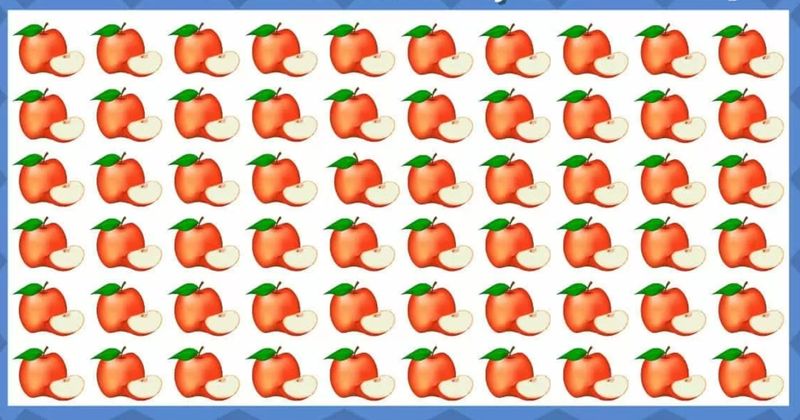 Poți să vezi mărul puțin diferit în maxim 10 secunde?