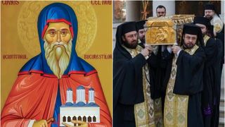 "A făcut multe minuni". Procesiune cu moaştele Sfântului Cuvios Dimitrie cel Nou în București. Programul complet al slujbelor