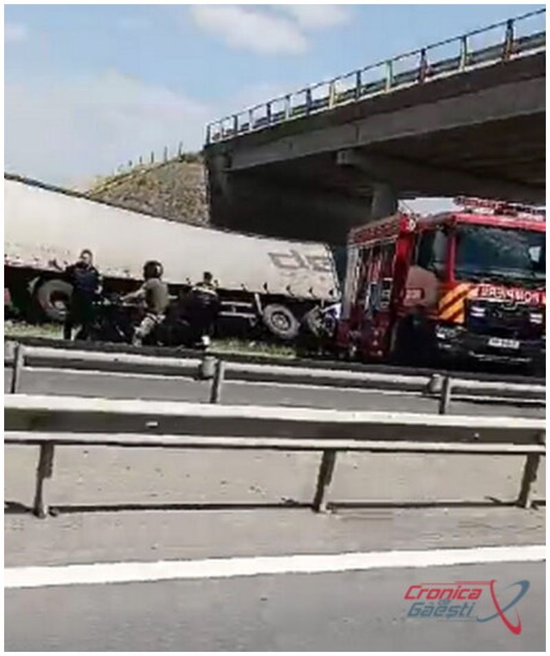 Trafic îngreunat pe autostrada A1, pe sensul București - Pitești 