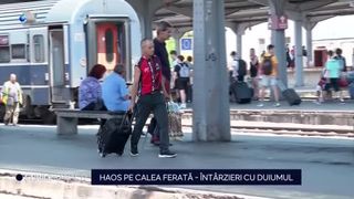 VIDEO Situație fără precedent în gară. Întârzierile trenurilor provoacă revoltă printre călători