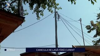 VIDEO Canicula produce pene de curent. Sute de astfel de incidente s-au produs la nivel național