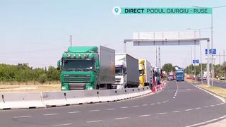 VIDEO Aglomerație la podul Giurgiu-Ruse! Cei care vor să meargă în Bulgaria pe această rută vor avea de așteptat pe traseu