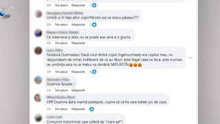 Comentariile de pe internet după ce oamenii au văzut imaginile în care copiii erau puși să stea în genunchi