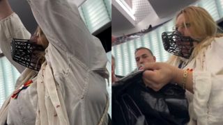 diana sosoaca scandal, parlamentul european, diana sosoaca  botnita 