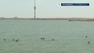 VIDEO &Icirc;ncă o tragedie &icirc;n lacul Techirghiol! Un bătr&acirc;n a fost scos din apă fără suflare
