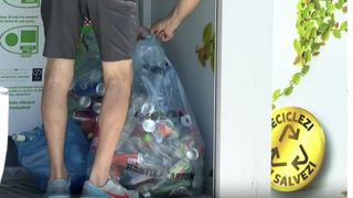 VIDEO Bătălia pentru reciclarea pet-urilor. Oamenii adună saci plini de ambalaje