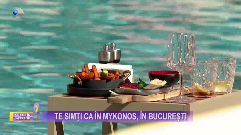 Te simți ca în Mykonos, în București
