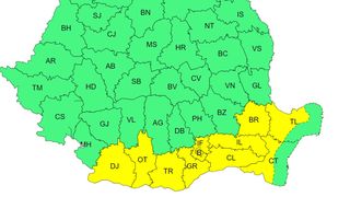 ploaie torentiala, meteorologi, cod galben, canicula 