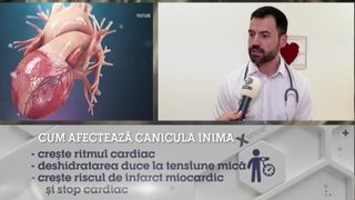 VIDEO Inima este supusă unor riscuri foarte mari pe timpul caniculei! Ce vă recomandă specialiștii pentru a vă proteja?