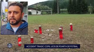 VIDEO Accident tragic: copil de 8 ani ucis de poarta de fotbal! Unchiul băiatului: &bdquo;&Icirc;n loc să &icirc;i serbeze ziua de naștere, &icirc;l &icirc;nmorm&acirc;ntează&rdquo;