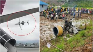 VIDEO Dezastru &icirc;n aer! Un avion s-a prăbușit imediat după decolare! Doar pilotul a mai rămas &icirc;n viață