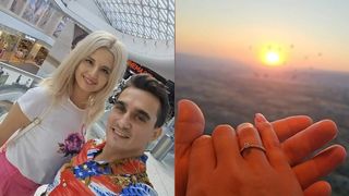 VIDEO Marian Drăgulescu și-a cerut iubita în căsătorie! Sportivul a făcut gestul într-un balon cu aer cald