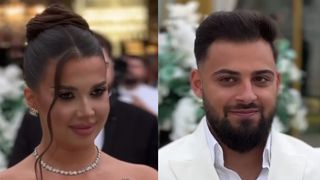 VIDEO Zi mare pentru Andra Volos și Lele! Cei doi și-au botezat fetița și și-au unit destinele