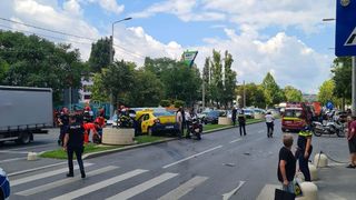 sofer beat, accident, bucuresti, permis 