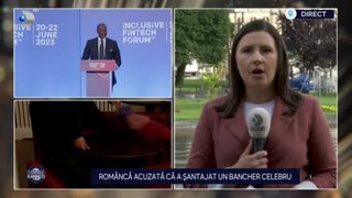 VIDEO O rom&acirc;ncă este acuzată că a șantajat un bancher celebru din Elveția