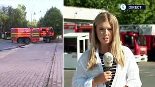 VIDEO Incendiu la hotel din București! Turiștii au fost evacuați de urgență 