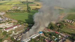 VIDEO A fost activat planul roșu de intervenție! Incendiu de proporții &icirc;n Tulcea, la un azil de bătr&acirc;ni