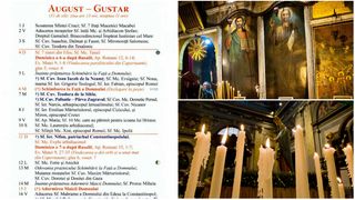 Calendar ortodox august 2024: Cele mai importante sărbători cu cruce roșie. Pe ce dată pică Schimbarea la Față, Adormirea Maicii Domnului Tăierea Capului Sf. Ioan Botezătorul?