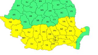 canicula, cod galben, anm, cod portocaliu 