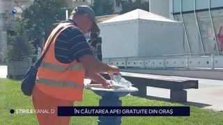 VIDEO În căutarea apei gratuite din oraș. Un tânăr din Craiova a creat o aplicație care te salvează în zilele caniculare
