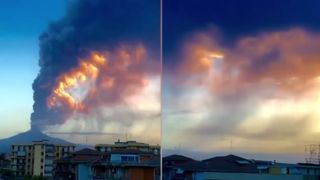 VIDEO Erupție spectaculoasă a vulcanului Etna! Traficul aerian a fost restricționat pe aeroportul din Catania