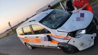 biciclist ucis, ambulanta privata, accident olt