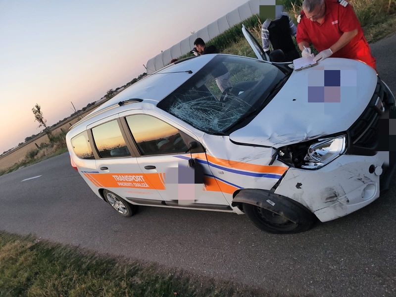 biciclist ucis, ambulanta privata, accident olt