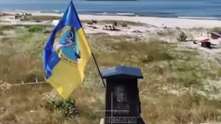 Steagul Ucrainei, pus din nou la Kinburn&nbsp;